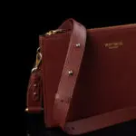 von baer clutch vaike nahast naiste kaekott punane eemaldatav ja reguleeritav olarihm