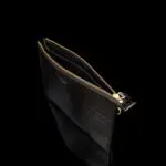 von baer clutch vaike naiste nahast käekott pruun croc print sisu