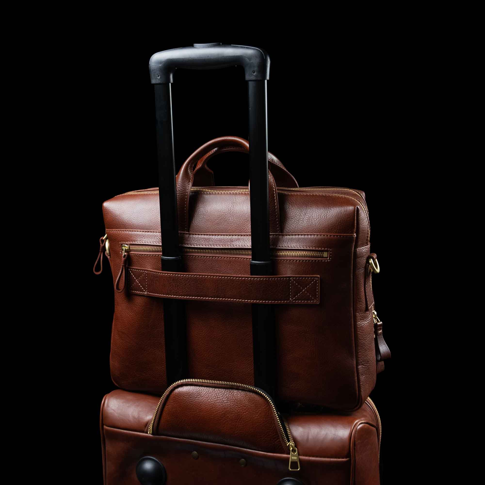 von baer essential luksuslik nahast meeste portfell reisimiseks kohvriga